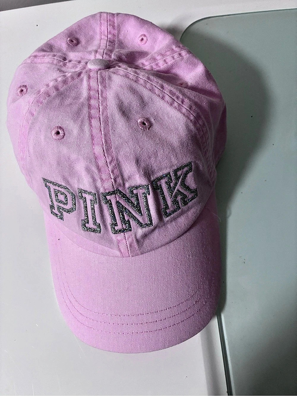 PINK Logo Baseball Cap in Like New